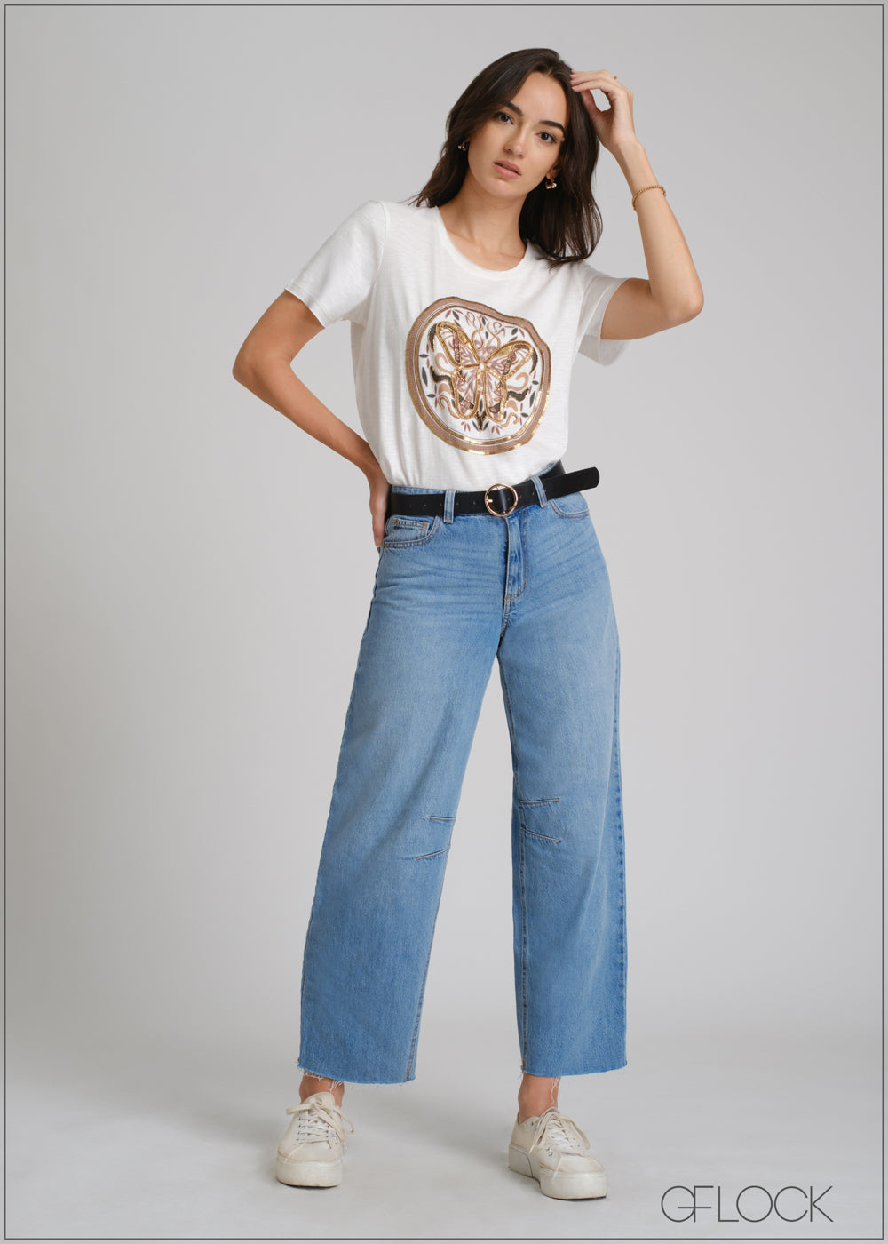 Embellishment T-Shirt - 250425