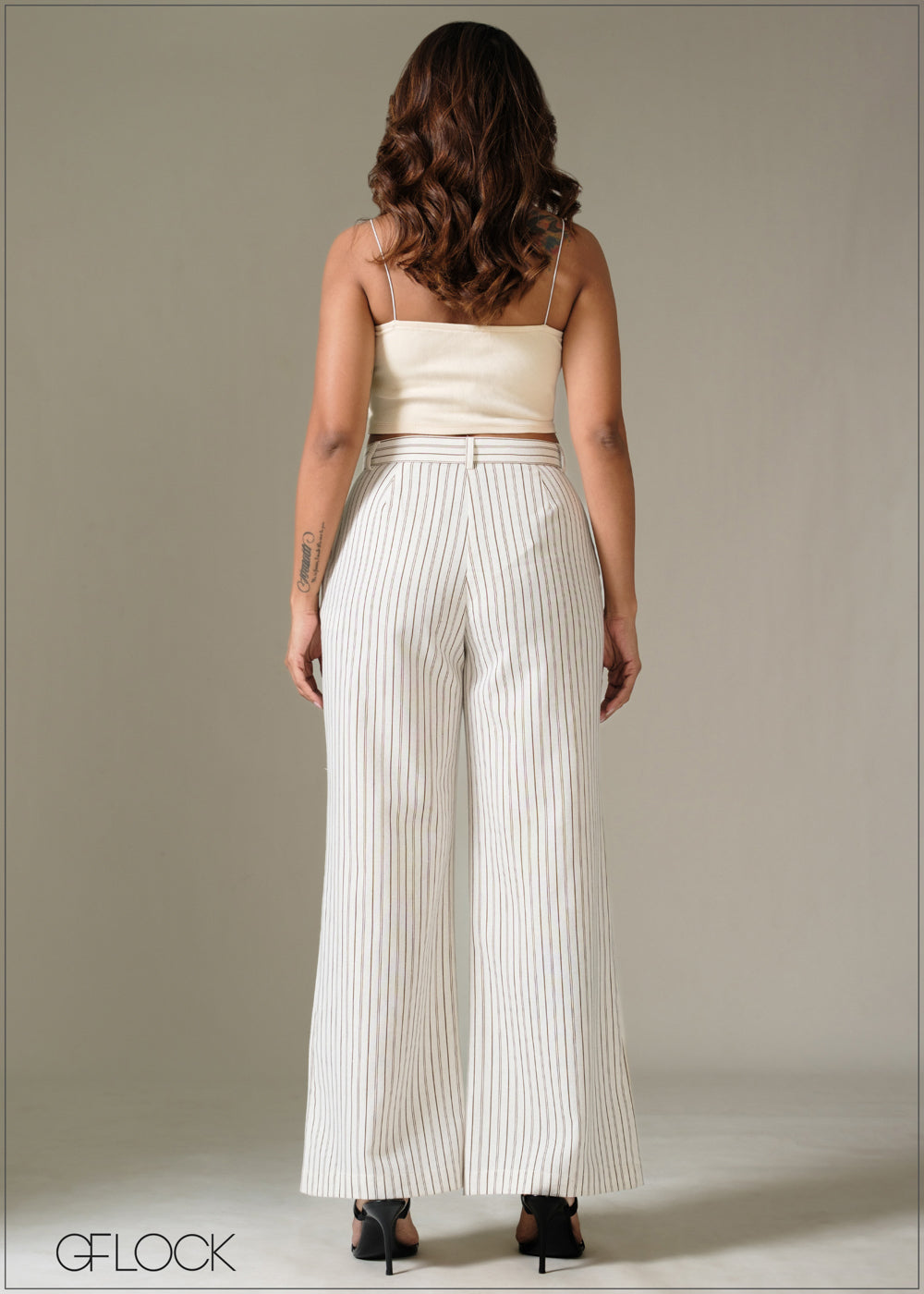 Stripped Pant - Short Length - 281225