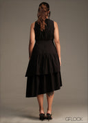 High Low Cotton Dress - 210326