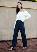 Pocket Detail Jean - Long Length - 090425