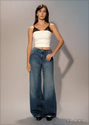 Wide Leg Jean - Short Length - 250626
