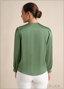 Long Puff Sleeve Top - 110324