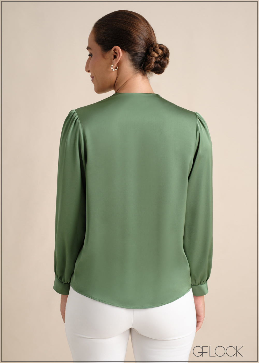 Long Puff Sleeve Top - 110324