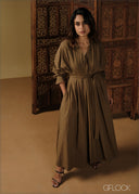 Collared Midi Dress - 110426