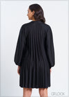 Pleated Dress - 030225