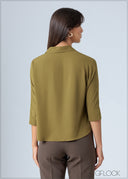 Front Pleat Top - 200726
