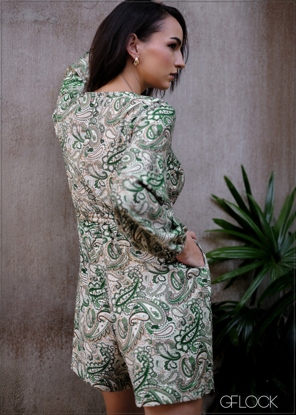 Printed Romper - 280325