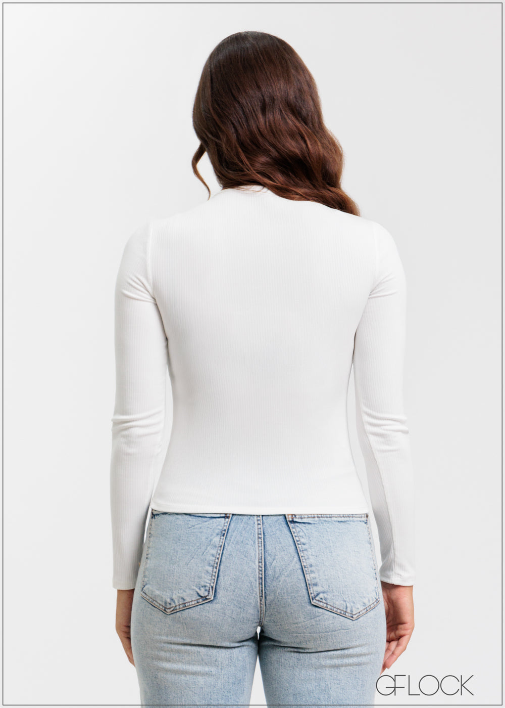 【Kashiko】Monk Long Sleeve Top Long Sleeve Cut-Out Detail Top - 291124 - GFLOCK.LK