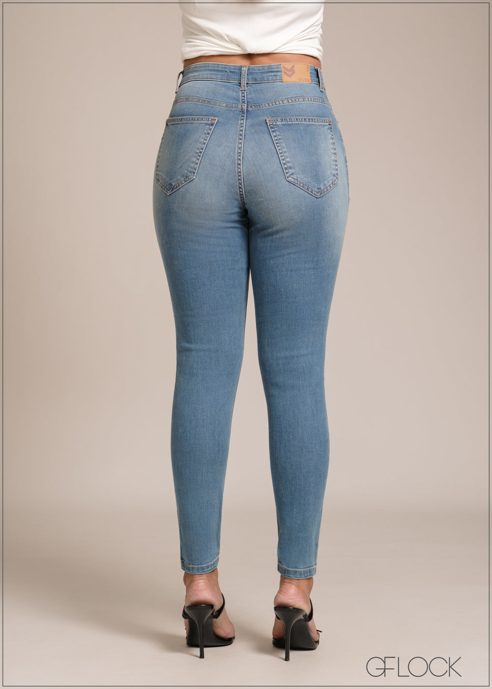Light Blue Skinny Jean - 241225D