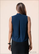 Front Pleat Top - 160525