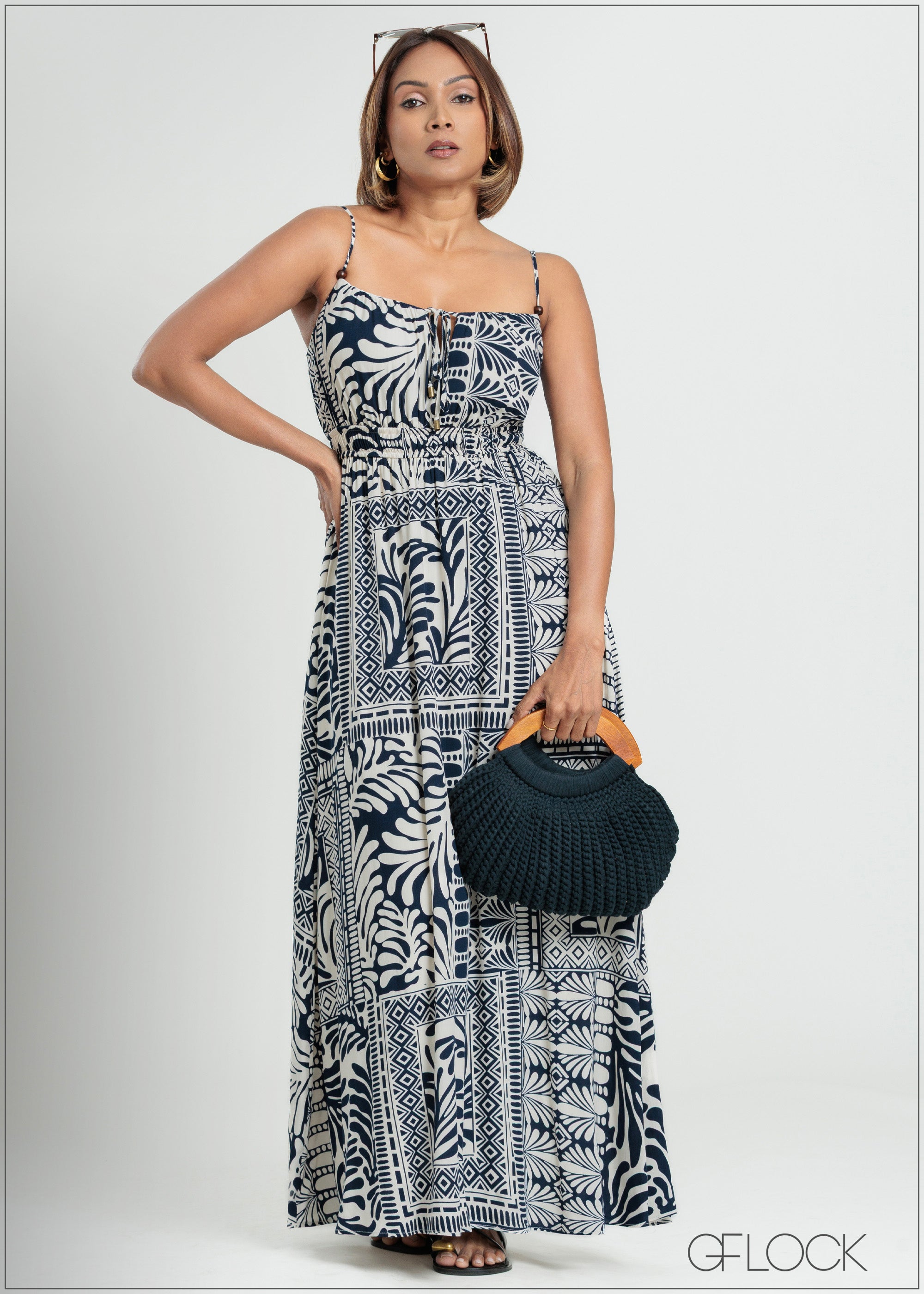 Bustier Detailed Midi Dress - 090725