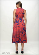 Sleeveless Midi Dress - 090226