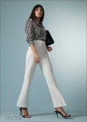 Long Sleeve Striped Shirt - 071125