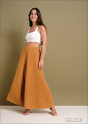 Wide Leg Elasticated Pant - 240424