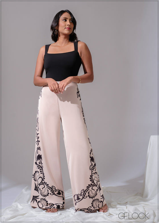 High Waist Wide Leg Pant - 300525