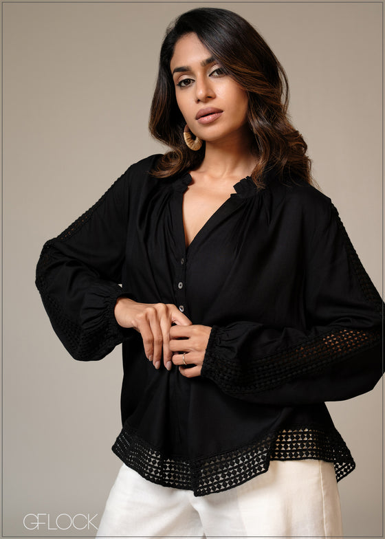 Lace Detailed Top - 101125