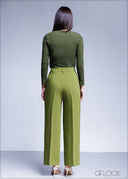 Boat Neck Bodycon Top - 100425