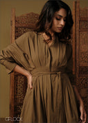 Collared Midi Dress - 110426