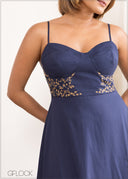 Full Length Corset Dress  - 230525