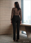 Pant With Front Slit - 140823