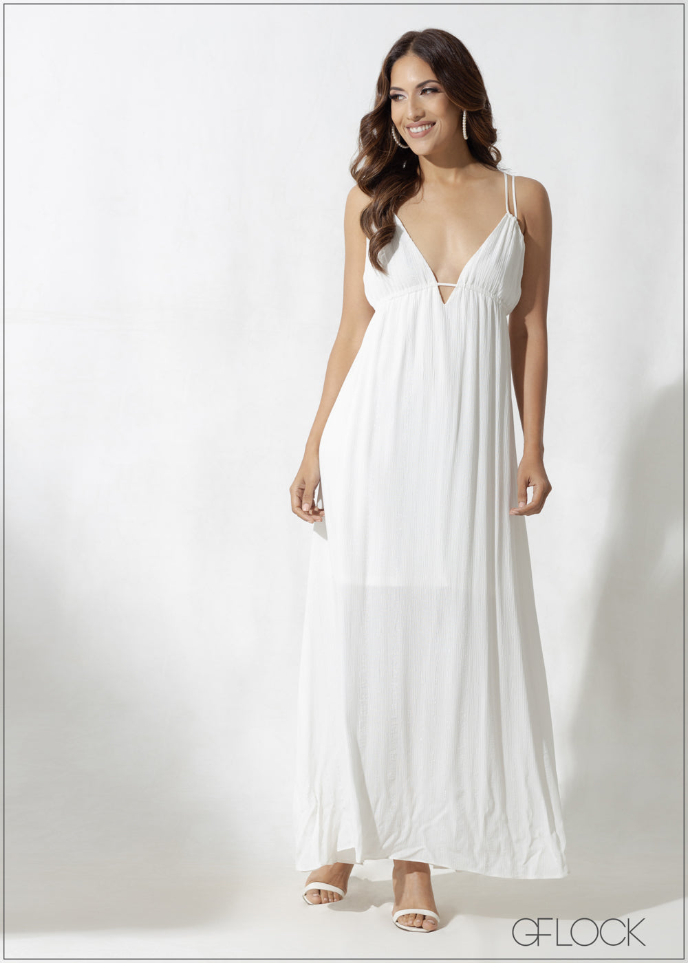 Tunnel Detailed Maxi Dress - 300623