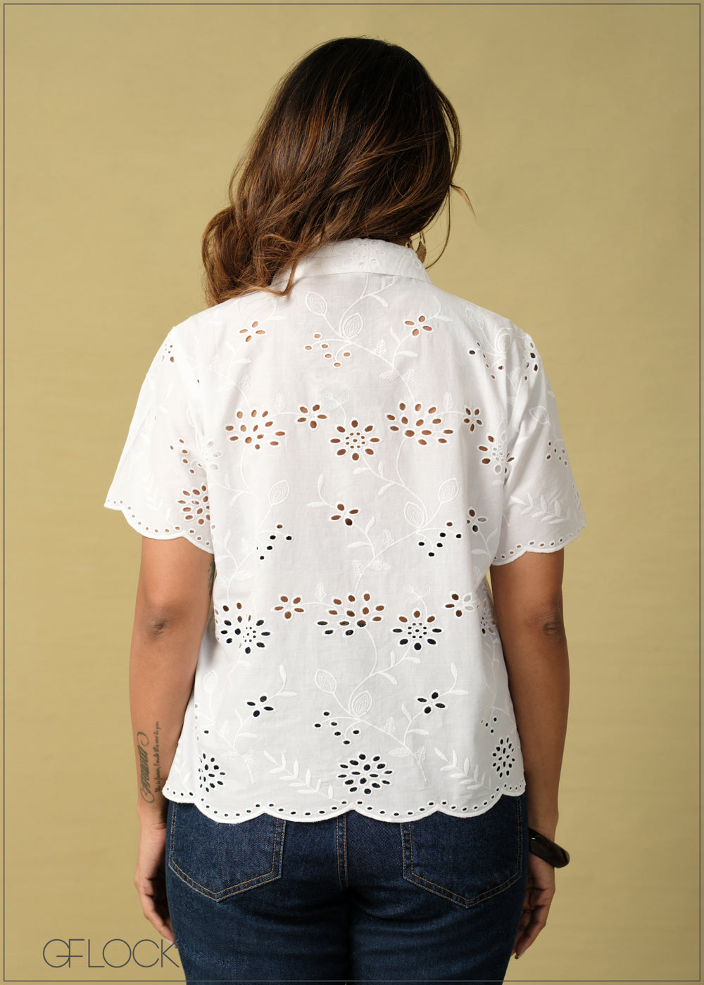 Cutlawn Short Sleeve Top - 260925