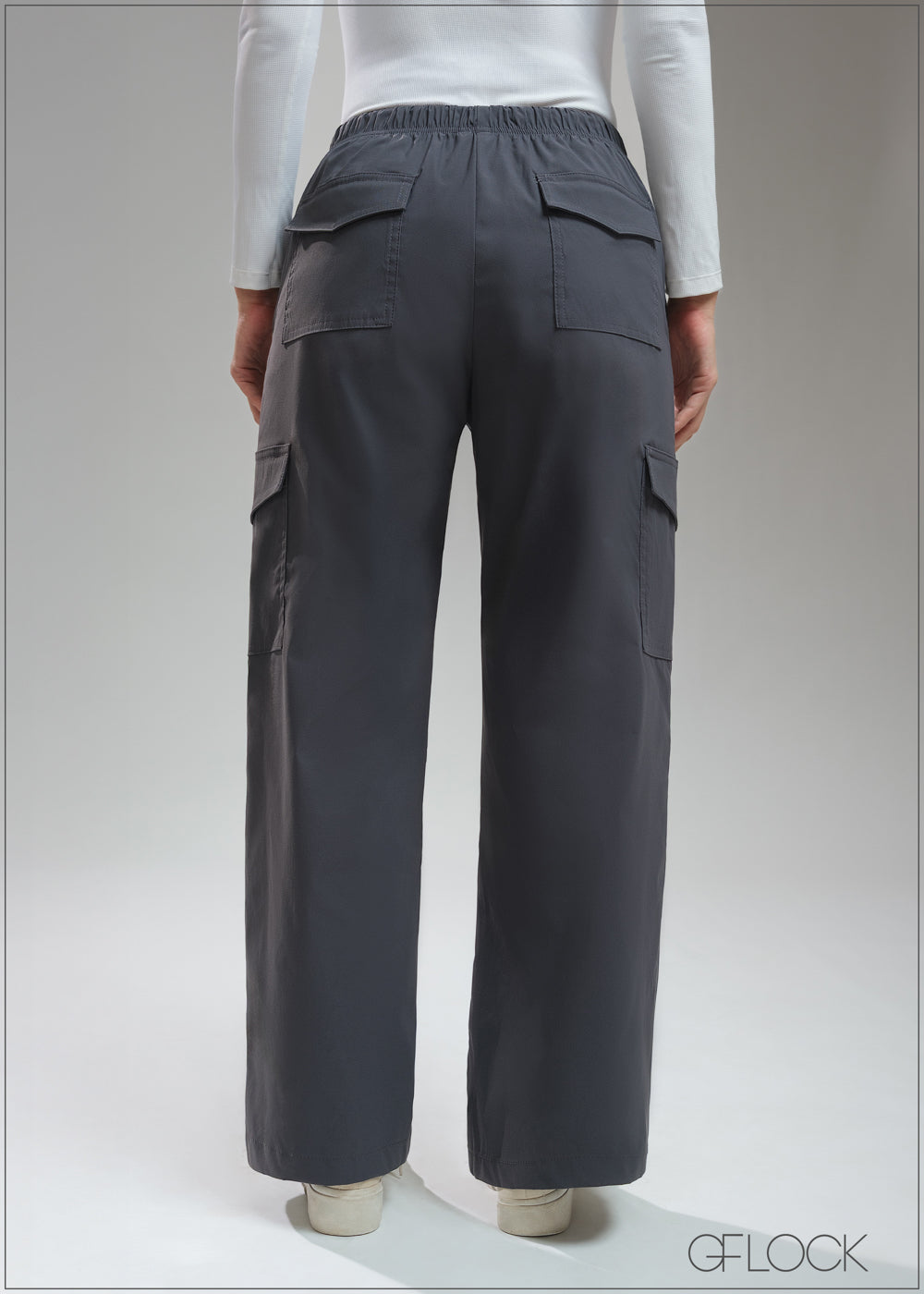 Cargo Style Tie-In Ankle Pant - 270925