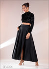 High Waist Maxi Skirt - 211224