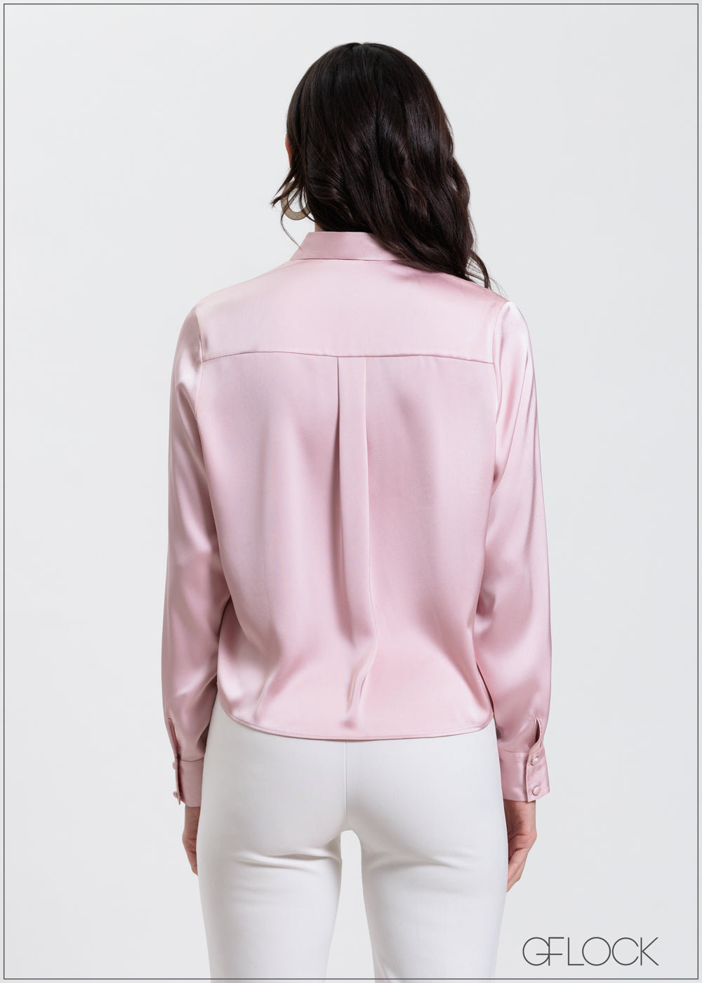 Long Sleeve Satin Shirt - 310325