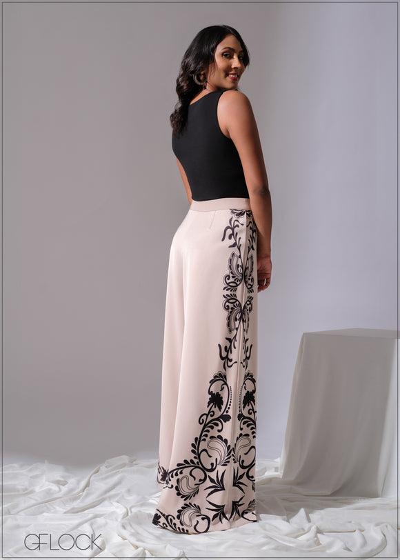High Waist Wide Leg Pant - 300525