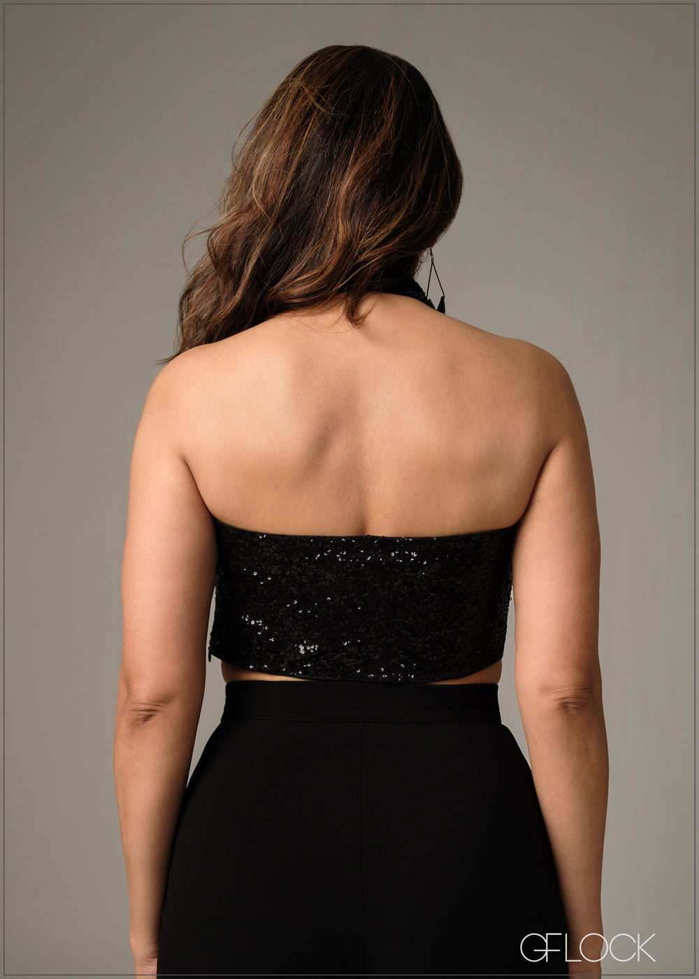 Cowl Neck Crop Top - 051225