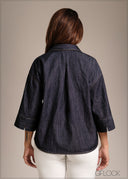 Short Sleeve Oversize Shirt - 241225D