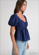 Puff Sleeve Top - 170826
