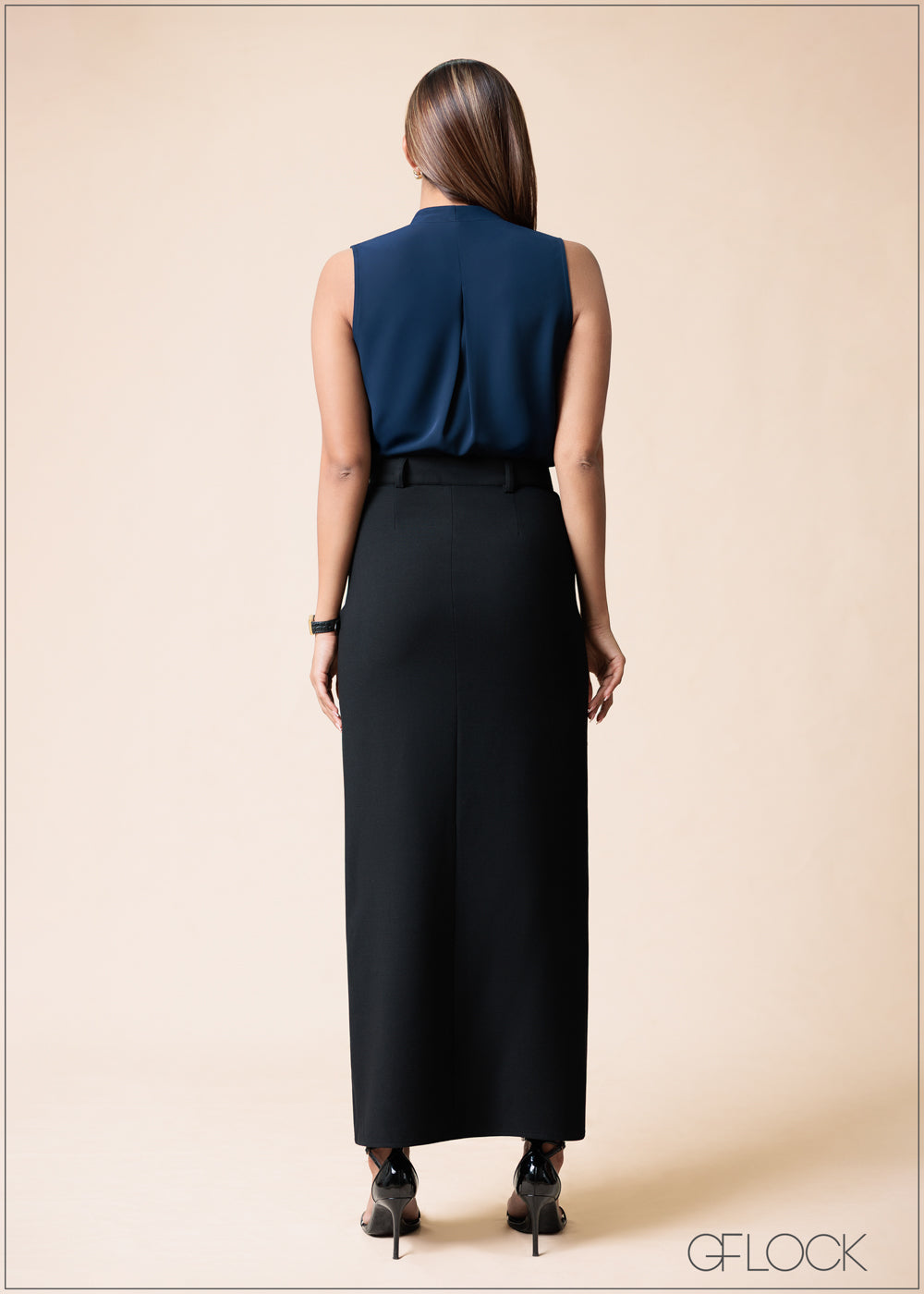 Front Slit Skirt - 160525