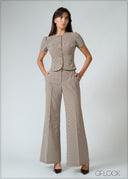 Puff Sleeved Waistcoat - 260626