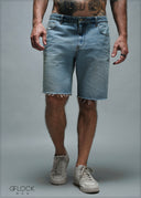 Fray Hem Denim Short - 010925