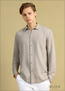 Relax Fit Stripe Linen Shirt - 030724 - 02