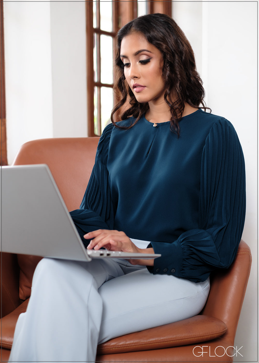 Flare Leg Rib Pant - 040923