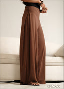 Side Pleated Pant - 230526