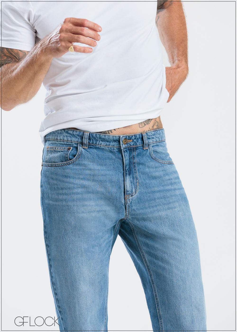 Straight Fit Jeans - Short Length - 250625