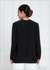 Round Neck Placket Detail Top - 190623