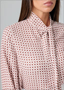 Neck Knot Detailed Shirt - 070426