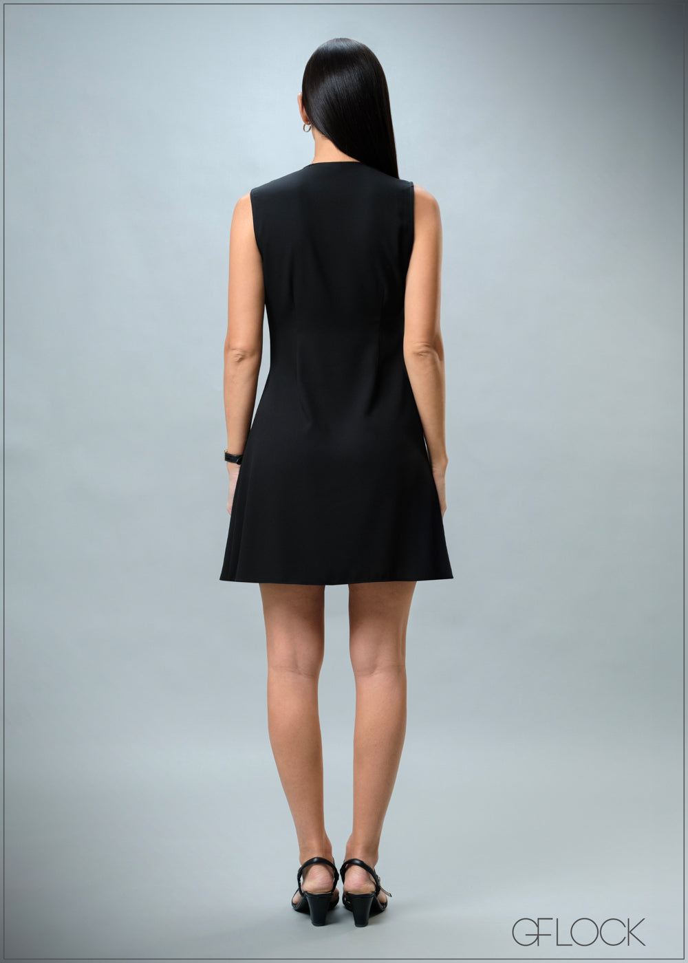 Sleeveless Short Dress - 010825