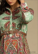 A-Line Midi Shirt Dress - 240925