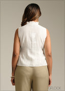 Front Tie Detailed Top - 190925