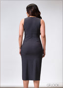 Front Slit Dress - 020625