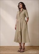 Pocket Detailed Dress - 220826