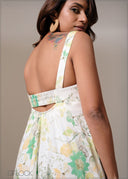 Printed Bustier Dress - 241125