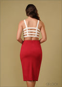 Front Wrap High Waist Skirt - 181024