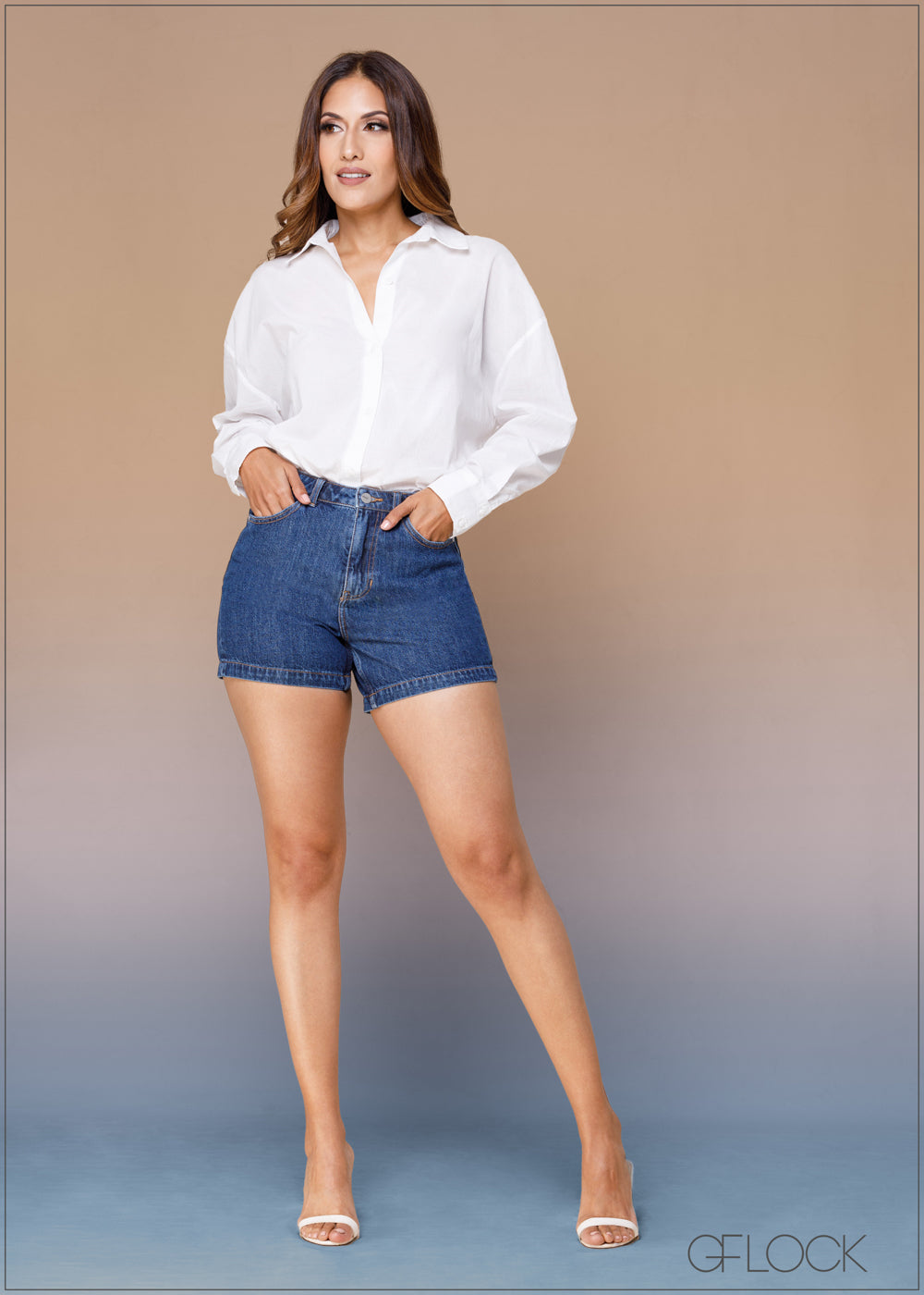 Mid Blue Short - 030323